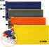 Utility Canvas Zipper Tool Bag, Heavy Duty Pouch with Carabiner, Multi-Purpose Storage Organizer, 4 Pack
