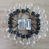14ft Battery Operated 20 Hanging Bulb 100 LED String Lights, Vintage Outdoor Lights for Home, Patio, Christmas Party
