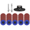 HARFINGTON 23pcs Quick Change Discs Set 3" Roll Lock Sanding Discs with