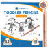 Learning Pencils for Toddlers 2-4 Years - Jumbo Triangle Shape for Easy Grip, 12 Pack