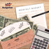 Budgetizer Cash Envelopes System, 24 Pack, Water & Tear Resistant Budget Planner Envelopes with Cash Organizer