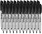 Ultra Fine Point Black Permanent Markers, 24 Pack, Works on Paper, Plastic, Stone, Glass, Metal