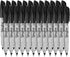 Ultra Fine Point Black Permanent Markers, 24 Pack, Works on Paper, Plastic, Stone, Glass, Metal