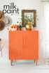 Milk Paint By Fusion (11.5 Oz, Ultra durable, No Brushstrokes, Zero VOC & Eco Friendly Paint Aperol Spritz)