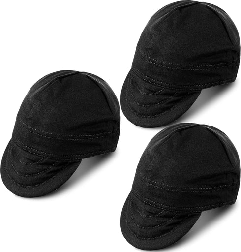3 Pcs Welding Caps for Men, Flame Resistant Cotton Welders Hats, Mesh Inside Liner, Low Crown Beanie