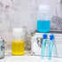 Hoolerry 20 Pcs Sample Bottles, 2 oz Plastic Wide Mouth Reagent Bottles with Caps for Laboratory Grade Liquids Storage