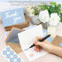 600 4x6 Inch Set Pcs Light Blue Thank You Cards Bulk with Kraft Envelopes and Stickers Blank Thank You Notes Box