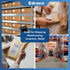 8 2.52" 244'(64mm 74m), 0.5 Rolls Desktop Thermal Transfer Ribbons -Enhanced Wax, x x Core, for Zebra Desktop Printer