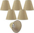 TAaMTYH Small Lamp Shade Chandelier Shades Set of 6Fabric Lampshade for Wall LampChandelier