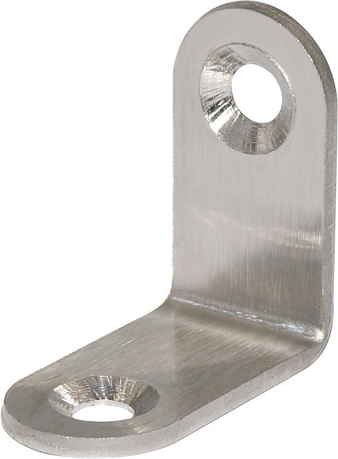 30-Pack, 1.2" WEBI Heavy Duty Stainless Steel Corner Braces, L Shaped Right Angle Brackets, Corner Protector, Shelf