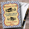 The Card Zoo Blue Stripes Vintage Plane Party Thank You Cards