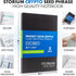 Storium Crypto Seed Phrase Storage Notebook - Waterproof Stone Paper Book - Keep Your Cryptocurrency Recovery Phrase Password Safe & Secure - Cold Storage Wallet Backup Journal - Pocket Size 2-Pack by Storium Backup
