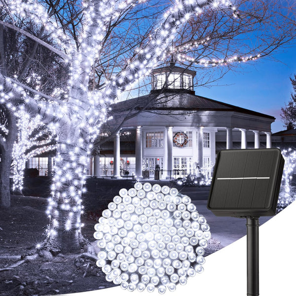 Minetom Solar String Lights Outdoor - 40FT 100 LED String Lights Solar