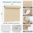 15.7''x118'' VEELIKE Non-Textured Taupe Brown Rattan Wallpaper Peel and Stick Rattan Look Contact Paper for Cabinets