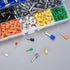 800 Pcs Wire Ferrule Connectors Kit, AWG 22-10 Copper Nylon Insulated Crimp Ferrules for Electric, Industrial