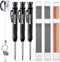 Enhon 43 Pcs Carpenter Pencils Set with Sharpener, 39 Refills, Deep Hole Mechanical Pencil Holder for Architect