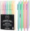 Loddie Doddie Macaron Colors Gel Pens, 8 Pack, 0.7 mm Medium Point Smooth Writing Retractable Pens