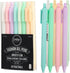 Loddie Doddie Macaron Colors Gel Pens, 8 Pack, 0.7 mm Medium Point Smooth Writing Retractable Pens