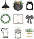 Carson Dellosa 150-Piece Modern Farmhouse Bulletin Board Cutouts, Mason Jar, Bows, and More for Classroom Décor