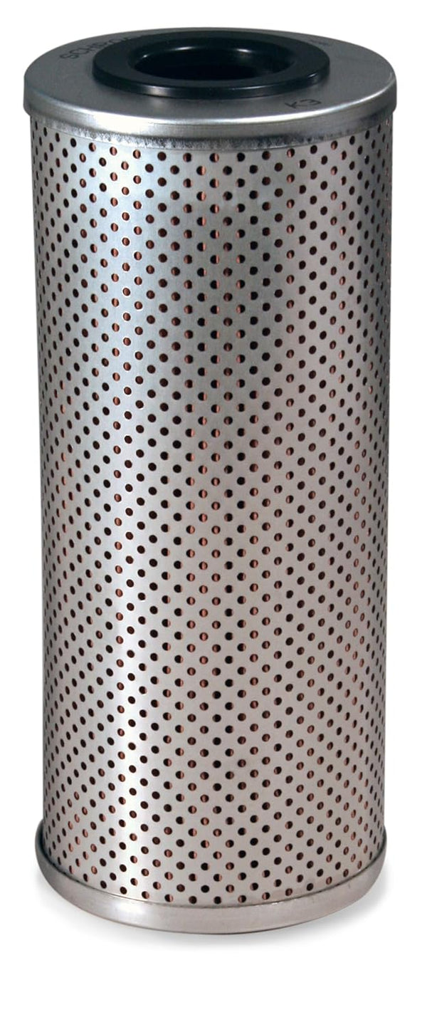 Schroeder K25 E-Media Hydraulic Filter Cartridge, Cellulose, Removes Rust, Metallic Debris, Fibers, Dirt; 9" Height, 3.9" OD, 1.625" ID, 25 Micron