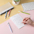Mr. Pen Diamond Cut Gel Pens, 5 Pack, Black Ink, Fine Point 0.5mm, Fast Dry, Cute Aesthetic Pens for Journaling