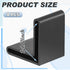 8 1.5 Inch Pcs Bed Frame End Caps - Rubber Angle Iron Caps L Shape Cover Feet - Black Corner Guard Anti Slip Furniture