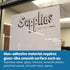 Flipside Products - Large 24" x 36" Dry Erase Reusable Sheet w/Black Marker and Eraser Cap, Repositionable Whiteboard Sticks to Glass, Metal, and Polished Smooth Wood, Peel and Stick, White