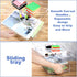 Paper Organizer Tray - 3 Tier Acrylic Desk Tray for Classroom Organization and Storage, Clear Stackable Document Holder