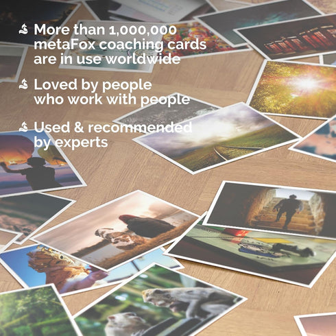 metaFox - 52 Positive Affirmations & Motivational Postcards for Life Coaching, Therapy, Mindfulness, Personal Advice