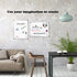 Dry Erase Board, 11”x 14”, 2-Pack Small Magnetic White Board - Includes 6 Markers, 4 Magnets for Kids, Home, Office