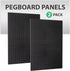 WallPeg Pegboard Wall Organizer Kit - 48" Wide, 2 Pegboard Panels & 36 Locking Hooks for Garage Organization