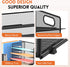DALTACK Mesh Desk Organizer, 5-Tier Paper Letter Tray with File Holder, Pen Holder & Sliding Drawer for Office