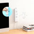 Ortarco 4 Pack Cord Cable Organizer Clips, Charging Wire Cable Holder With Power Strip Holder for Desk Nightstand Phone