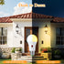 Laios E26 Bulb, 7W Bulb, 1200lm 60W,Daylight(5000K), Pack 4 Dusk to Dawn Sensor Light LED Outdoor Photocell Lighting