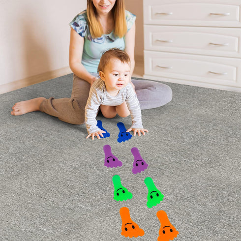IKAYAS 48 Pcs Carpet Circles - Carpet Spot Markers for Classroom, 6 Colors Carpet Marker Spots