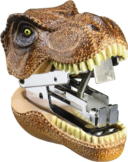 SR-4071 Design Accessories, Brown Stapler (Tyrannosaurus), 1.4 x 2.6 x 2.0 inches