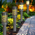 12 Pack Dazzle Bright Solar Pathway Lights Outdoor, LED Warm White Waterproof Solar Powered Landscape Lights