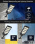 Wahomere 400W 6500K IP67, (400W-1PC) Solar Street Lights Outdoor, Solar Parking Lot Lighting, LED Street Fixture Dusk