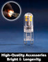 G9 T4 Bulbs 20W 4000K, G9 Bulbs 2W 200LM, Non-Dimmable Bulb 10 Pack LED Replacement, Natural White Bi-Pin Base LED