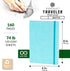 Pentalic Pocket Sketchbook: 6" x 8", 160 Pages, Turquoise Traveler Journal