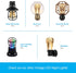 GE Vintage LED Edison Night Light, Plug-in Dusk to Dawn Sensor, Black