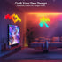 8 Pack Hexagon LED Light Panels RGB Wall Decor Lights with Music Sync, App & Remote Modular Home & Christmas Decor