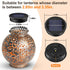 2 Pack 3.35in HELESIN Replacement Solar Light Parts, Lights Replacement Top,Waterproof Solar Light Inserts for Hanging