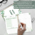 Undated Weekly Planner Notebook with Goal & Habit Tracker, A5 5.8" x 8.0" for Men or Women