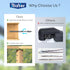 5 Pair Cable Railing Kit, Invisible Crimp Fitting Hardware for Wood Post of 1/8" T316 Steel