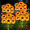 Solar Garden Lights Outdoor, 4 Pack Sunflower Lights with 24 Sunflower, Waterproof