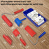 18PCS Set 12pcs 4inch Wood Grain Tool, Wood Graining Tool with Extra Paint Roller Kit with TrayRubber Wood Grain Roller