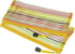 MECCANIXITY B6 Colorful Mesh Zipper Pouches, Pack of 6 Document File Bags Storage Organizer for Office Supply Travel