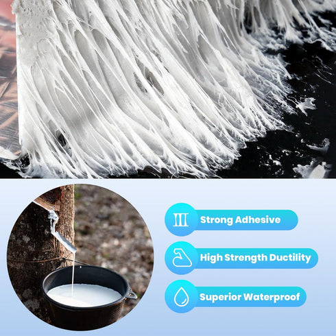 ADHES Butyl Tape Waterproof Tape, 1.2mm Thick, 4 inch x 16 feet, Aluminum Foil Tape Butyl Sealant tape for RV Repair, Window, Boat and Pipe Sealing, Glass & EDPM Rubber Roof Patching, Silver