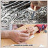 50 Pcs Sanding Sticks, Double End Matchsticks Sanding Twigs for Tight Spaces Plastic Models Wood, 120/280 Grit